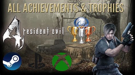 Resident Evil 4 - All Achievements & Trophies 100% - YouTube