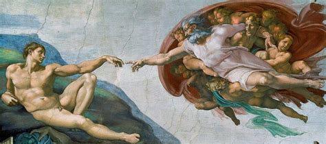 The Creation of Adam, by Michelangelo