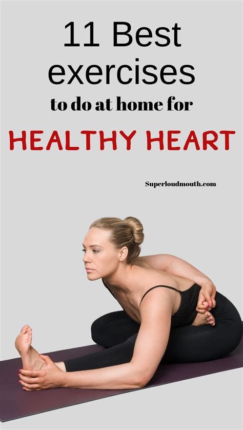 11 Best Exercises to do at Home for a Healthy Heart | Heart healthy ...