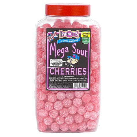 Barnetts Mega Sour - Cherries (UK) [100g] #beautiful #art #love #like # ...