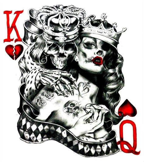 Pin by Eric Burns on Tattoo | Queen of hearts tattoo, Card tattoo, Body ...