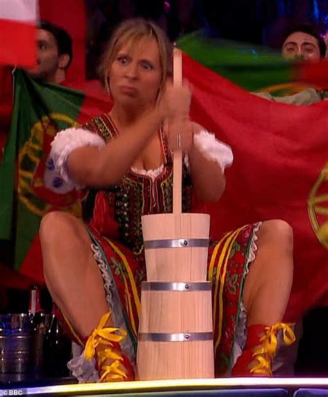 Eurovision: Mel Giedroyc Shocks With VERY Suggestive Turn As Milkmaid ...