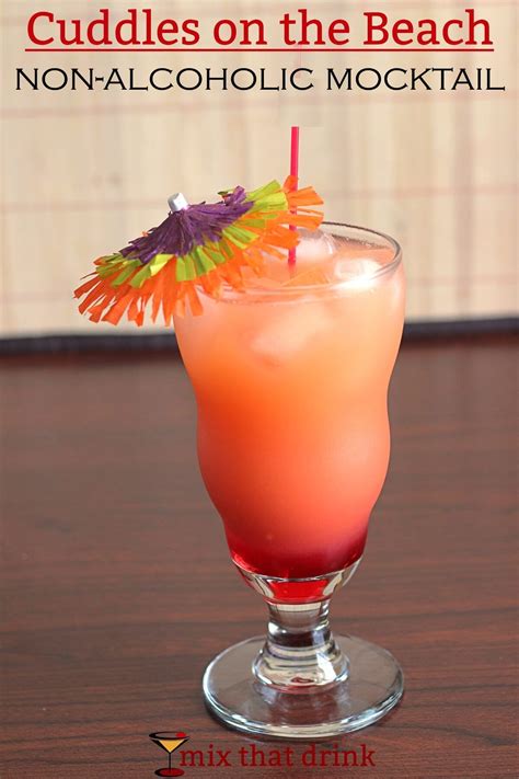 Cuddles on the Beach mocktail | Drinks nonalcoholic easy, Mocktail ...