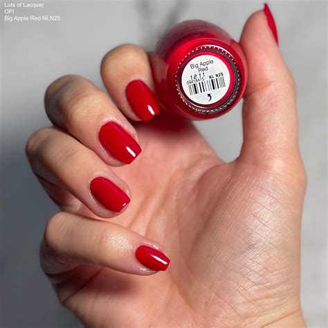 OPI Big Apple Red VS Cajun Shrimp — Lots of Lacquer