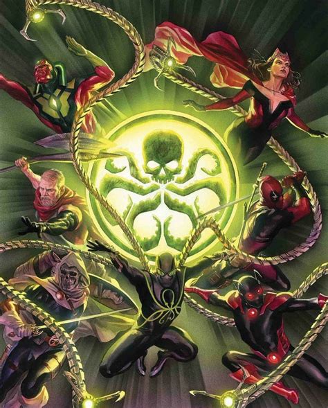 Hail Hydra By Alex Ross | Marvel artwork, Marvel comics art, Marvel ...