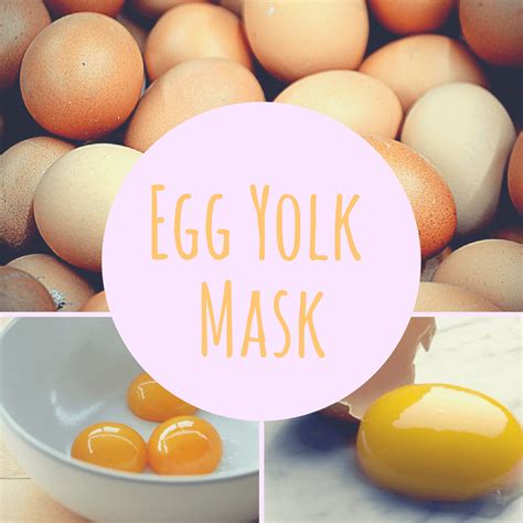 DIY Egg Yolk Mask