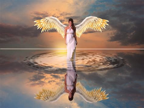 Radiant Angel Reflection - 4K Ultra HD Wallpaper by Lothar Dieterich