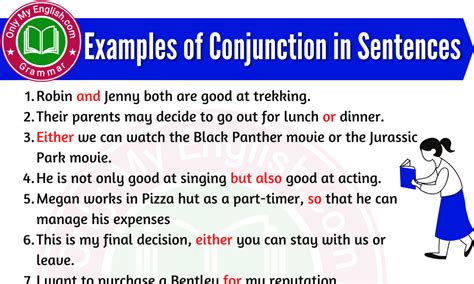 20 Examples of Conjunction are in Sentences