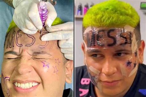 Colombian Influencer Regrets Messi Face Tattoo Following World Cup Win