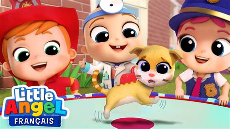 À la rescousse du petit chaton 🚑 Comptines pour Enfants | Little Angel ...