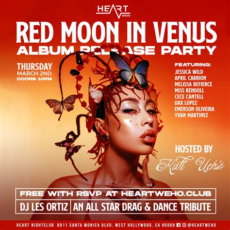 Buy Tickets to KALI UCHIS - "RED MOON IN VENUS" ALBUM RELEASE PARTY in ...