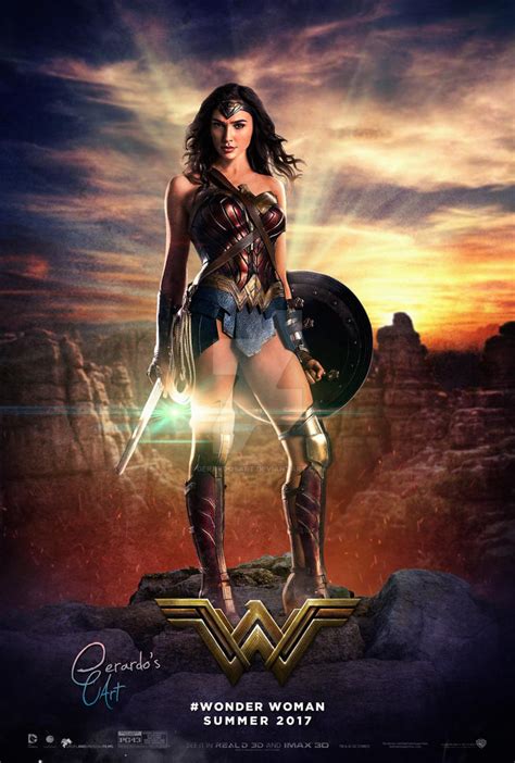 Wonder Woman Teaseer Poster II by GerardosArt on DeviantArt