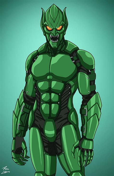 Green Goblin commission by phil-cho on DeviantArt | Spiderman ...