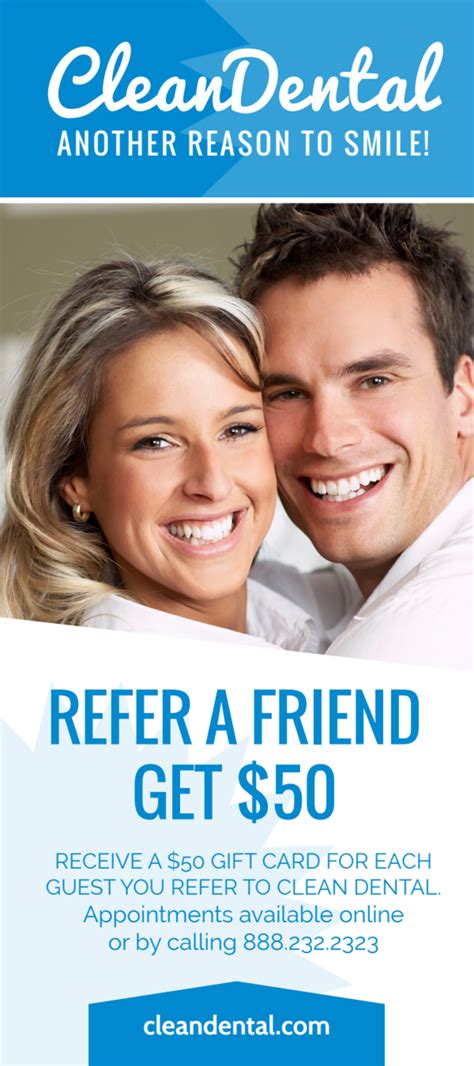 Refer A Friend Dental Flyer Template | MyCreativeShop