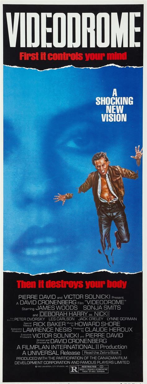 Videodrome, 1983 - USA poster | Movie posters, Horror movie posters ...