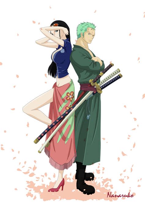 Zoro x Robin by Nanaruko on DeviantArt