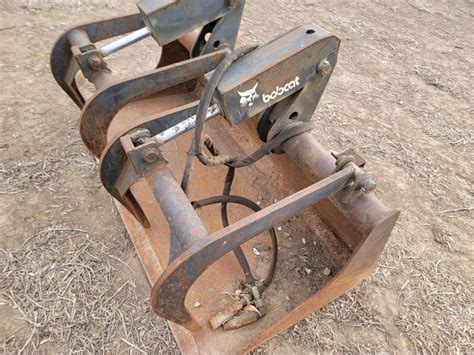 Bobcat Grapple Bucket Skid Steer Attachment BigIron Auctions