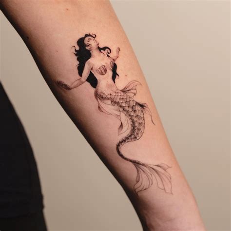 Realistic Mermaid Tattoos