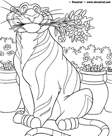 Rajah Coloring Pages | Coloring pages, Disney coloring pages, Abstract ...