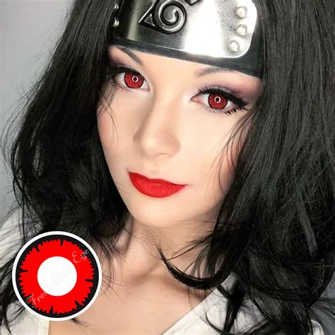 Naruto Itachi Sharingan Contacts Mangekyou Prescription UV Blocking ...