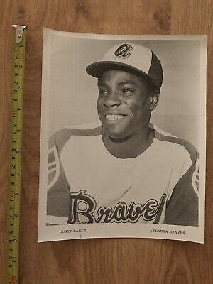 Dusty Baker Atlanta Braves 8x10 Original Press Photo | eBay