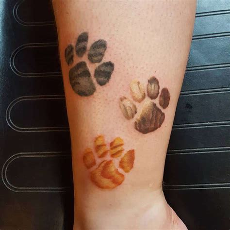 Cool Cat Paw Print Tattoo Ideas