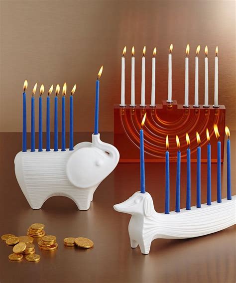 6 Designer Hanukkah Menorahs | Hanukkah menorah, Chanukah decor ...