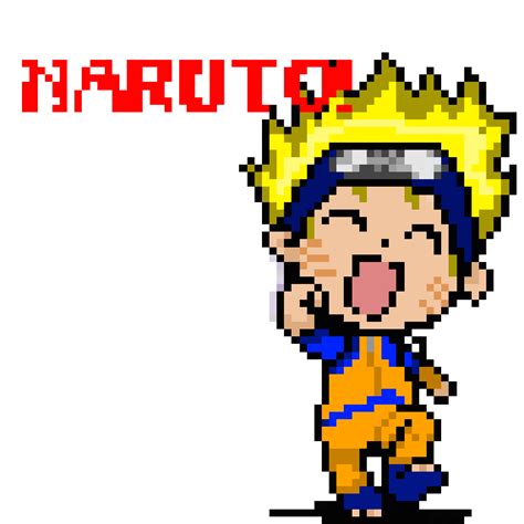 pixel art naruto gif | WiffleGif