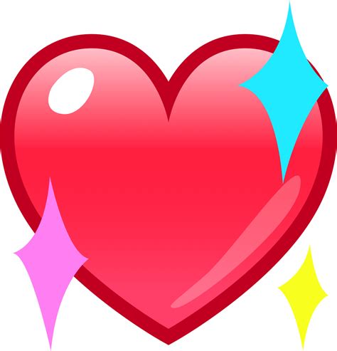 "sparkling heart" Emoji - Download for free – Iconduck