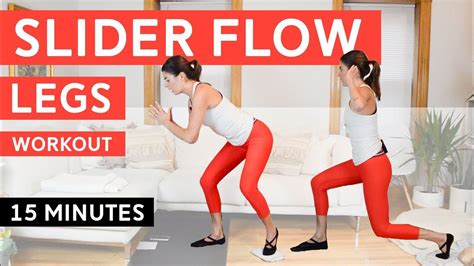 Slider Leg Workout Flow (15 Mins) - YouTube | Leg workout, Lower body ...