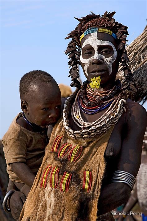 "KARO TRIBE - MOTHER AND CHILD" by Nicholas Perry | Redbubble