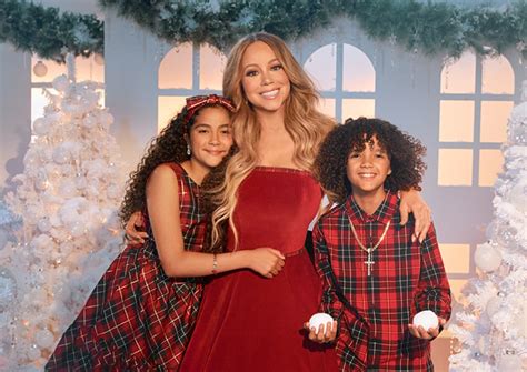 Mariah Carey And Her Twins, Roc And Roe, Star In The Children's Place ...