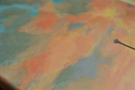 Original Calm Sunset Painting Sky Painting in Acrylic Art - Etsy