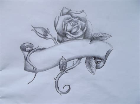 tattoo idea - rose banner by DeliciousRatsTail on DeviantArt | Rose ...