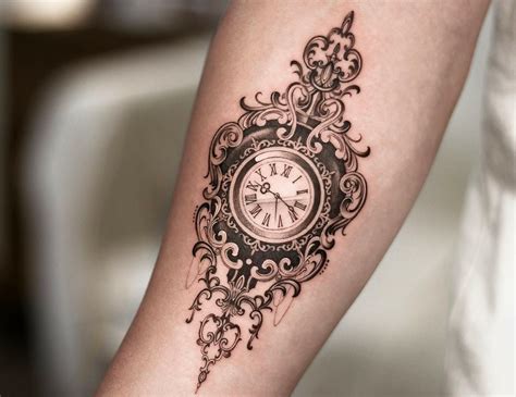 11+ Clock Tattoo Drawing Ideas That Will Blow Your Mind!