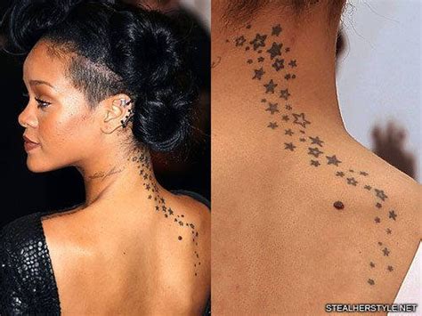 Rihanna Halloween Temporary Tattoo neck costume | Etsy | Neck tattoo ...