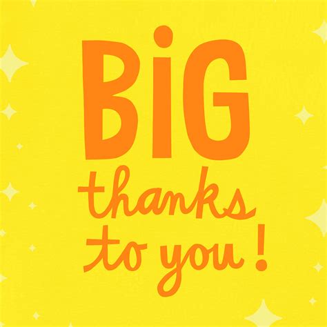 Big Thanks to You Jumbo Thank You Card, 16" - Greeting Cards - Hallmark