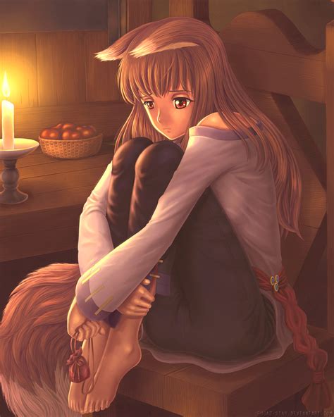 Holo the Sad Wolf by Fugaz-Star on DeviantArt