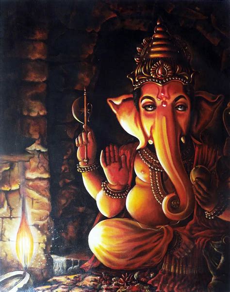 Pin by Anjani Singh on Ganesha 'ART' | Ganesha painting, Ganesha art ...