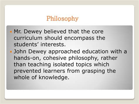 PPT - John Dewey PowerPoint Presentation, free download - ID:363992