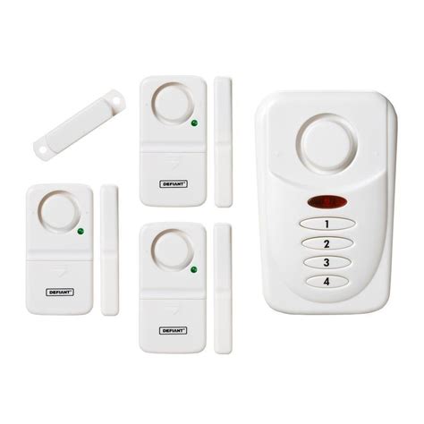 Defiant Home Security Wireless Alarm Kit Model 1001 090 458 - Walmart.com