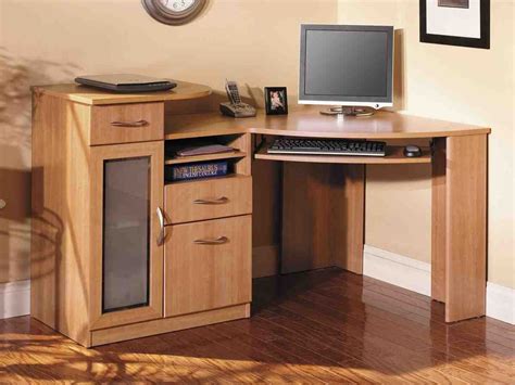 Solid Wood Corner Computer Desk | Best home office desk, Home office ...