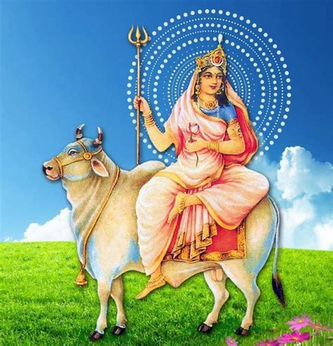 1st Oct - Navratri day 1 - A day to worship Devi Shailputri the first ...