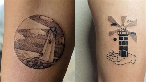 Simple Lighthouse Tattoo