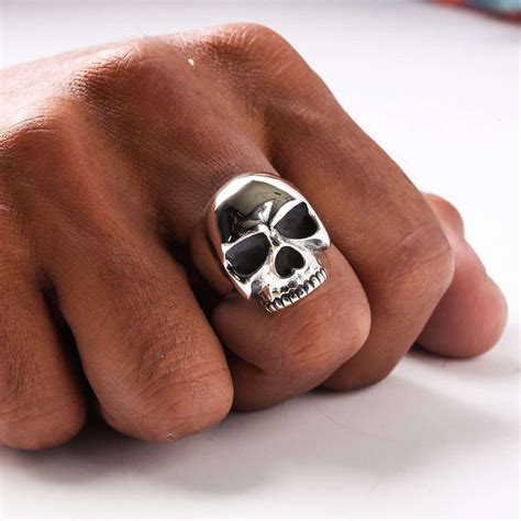 Keith Richards Silver Skull Ring