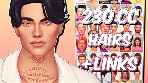 The Sims 4 | MAXIS MATCH MALE HAIR COLLECTION UPDATE 🌿 | Custom Content ...