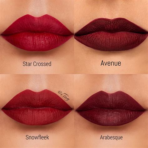 The Best Red, Dark Red, Vampy colours from Colourpop Ultra matte Liquid ...