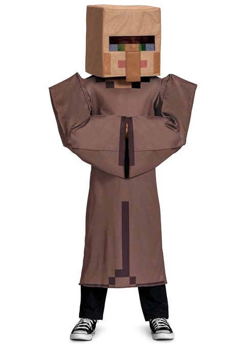 Child Deluxe Minecraft Villager Costume | Minecraft Costumes