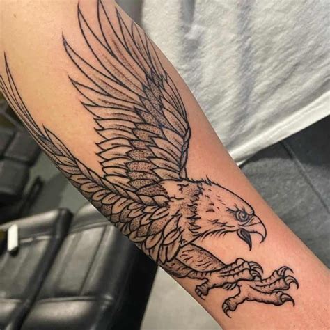 Eagle Forearm Tattoo | Eagle tattoos, Tattoos, Forearm tattoos