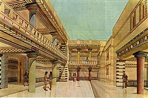 Knossos Palace Reconstruction | Микены, Крит, Дворцы